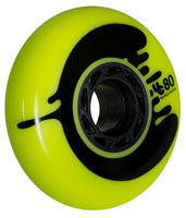 Undercover Wheels Cosmic Rosche Yellow 80mm 86a 4 Pack