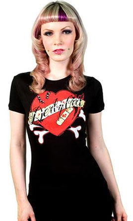 Sourpuss Bruised Heart T-Shirt XL