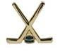 Proguard Pin Gold Crossed Sticks