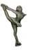 Proguard Pin Pewter Figure Skater