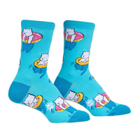 Sock it to Me Hangin' Meowt Womens Crew Socks