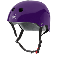 Triple 8 THE Certified Helmet SS Purple Gloss