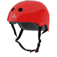 Triple 8 THE Certified Helmet SS Red Gloss