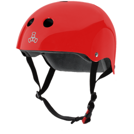 Triple 8 THE Certified Helmet SS Red Gloss