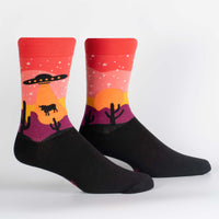 Sock it to Me Area 51 Mens Crew Socks