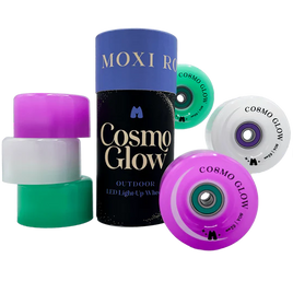 Moxi Cosmo Glow Wheels 62mm 80a 4 Pack