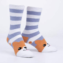 Sock it to Me Hey Corgeous Womens Crew No-Slip Socks