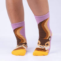 Sock it to Me I'm Nuts about You Womens Crew No-Slip Socks