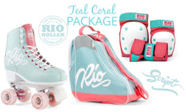 Rio Roller Script Teal Coral Package Deal