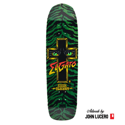 Hosoi Skateboards Cat Eyes Deckâ€“ 8.75"x32.75"- Green