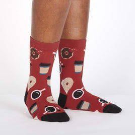 Sock it to Me Coffee Break Womens Crew Socks