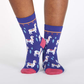Sock it to Me Como Te Llamas? Womens Crew Socks
