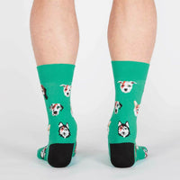 Sock it to Me Dog's of Rock Mens Crew Socks