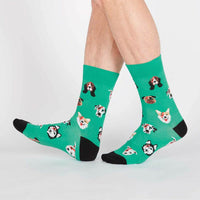 Sock it to Me Dog's of Rock Mens Crew Socks