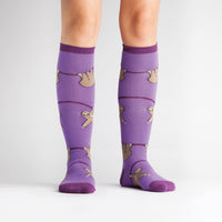 Sock it to Me Sloth Knee High Socks