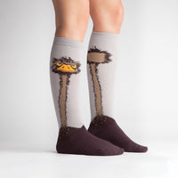 Sock it to Me Ostrich Knee High Socks