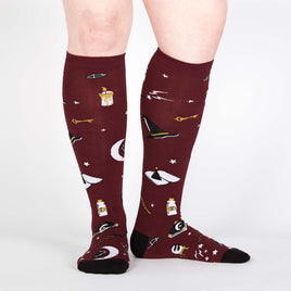 Sock it to Me Spells Trouble Knee High Socks