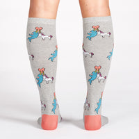 Sock it to Me Great Horns Think Alike Knee High Socks