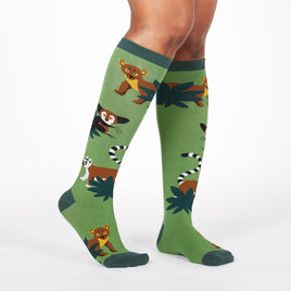 Sock it to Me Madagascar Menagerie Knee High Socks