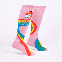 Sock it to Me Rainbow Mane Knee High Socks