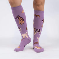 Sock it to Me Stay Pawsitive Knee High Socks