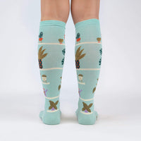 Sock it to Me Hen and Chicks Knee High Socks