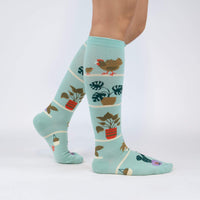 Sock it to Me Hen and Chicks Knee High Socks