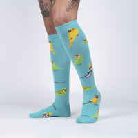 Sock it to Me Pretty Birds Knee High Socks