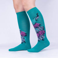 Sock it to Me A Fan-tastic Tail Knee High Socks