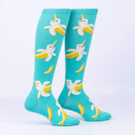 Sock it to Me Bananarwhal Knee High Socks