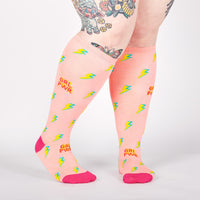 Sock it to Me GRL PWR Stretch Knee High Socks