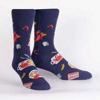 Sock it to Me Get Crackin'! Mens Crew Socks