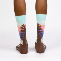 Sock it to Me Glacier National Park Mens Crew Socks