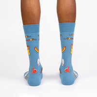 Sock it to Me Grillin' It Mens Crew Socks