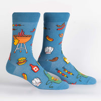 Sock it to Me Grillin' It Mens Crew Socks