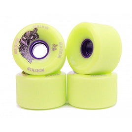 Remember Wheels Hoot Slide 70mm 80a Yellow 4 Pack