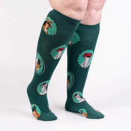 Sock it to Me Horsing Around Stretch Knee High Socks