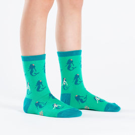 Sock it to Me Sea Youth Crew Socks