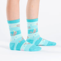 Sock it to Me Unicorn of the Sea Youth Crew Socks