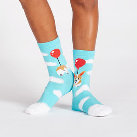 Sock it to Me Pup, Pup and Away Junior Crew Socks