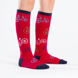 Sock it to Me Large Bikes Junior Knee High Socks