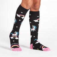 Sock it to Me Keep Dreamin' Youth Knee High Socks