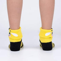 Sock it to Me Bee-ing Happy Junior Turn Cuff Crew Socks