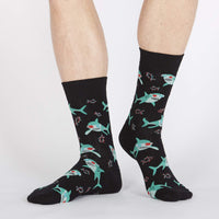 Sock it to Me Jawsome Mens Crew Socks