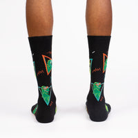 Sock it to Me Jurassic Party Mens Crew Socks