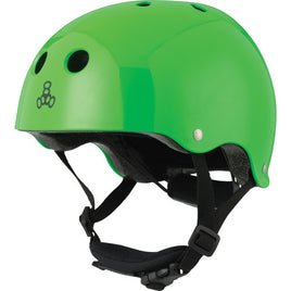 Triple 8 Lil 8 Certified Youth Helmet Neon Green Gloss