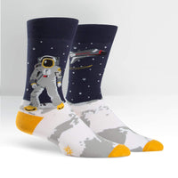 Sock it to Me Space Voyage Gift Box Set styles: One Giant Leap, 3, 2, 1, Lift Off and Planets Mens Crew