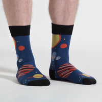 Sock it to Me Planets Mens Crew Socks