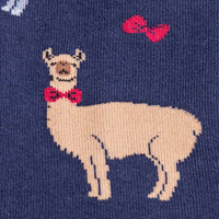 Sock it to Me Llama Drama Mens Crew Socks