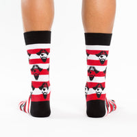 Sock it to Me Argh Ye Stripey Mens Crew Socks